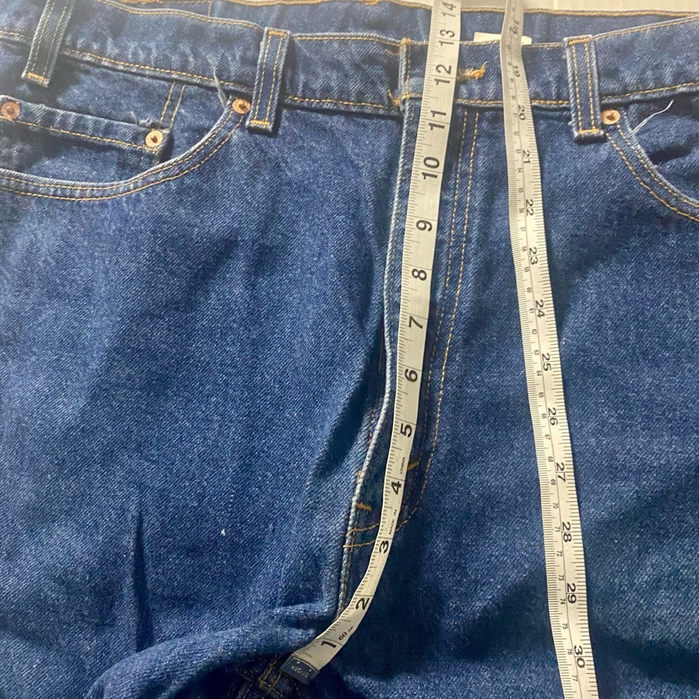 men’s Levi's Blue Straight regular fit 505 Jeans W38L30 - Picture 5 of 10